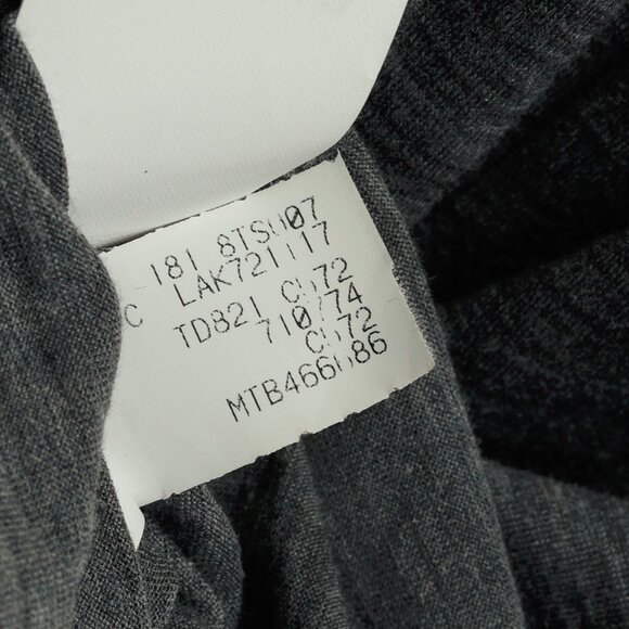 Brunello Cucinelli Dark Grey Silk & Cotton Jersey Button-Up Basic Fit Shirt - Picture 12 of 12